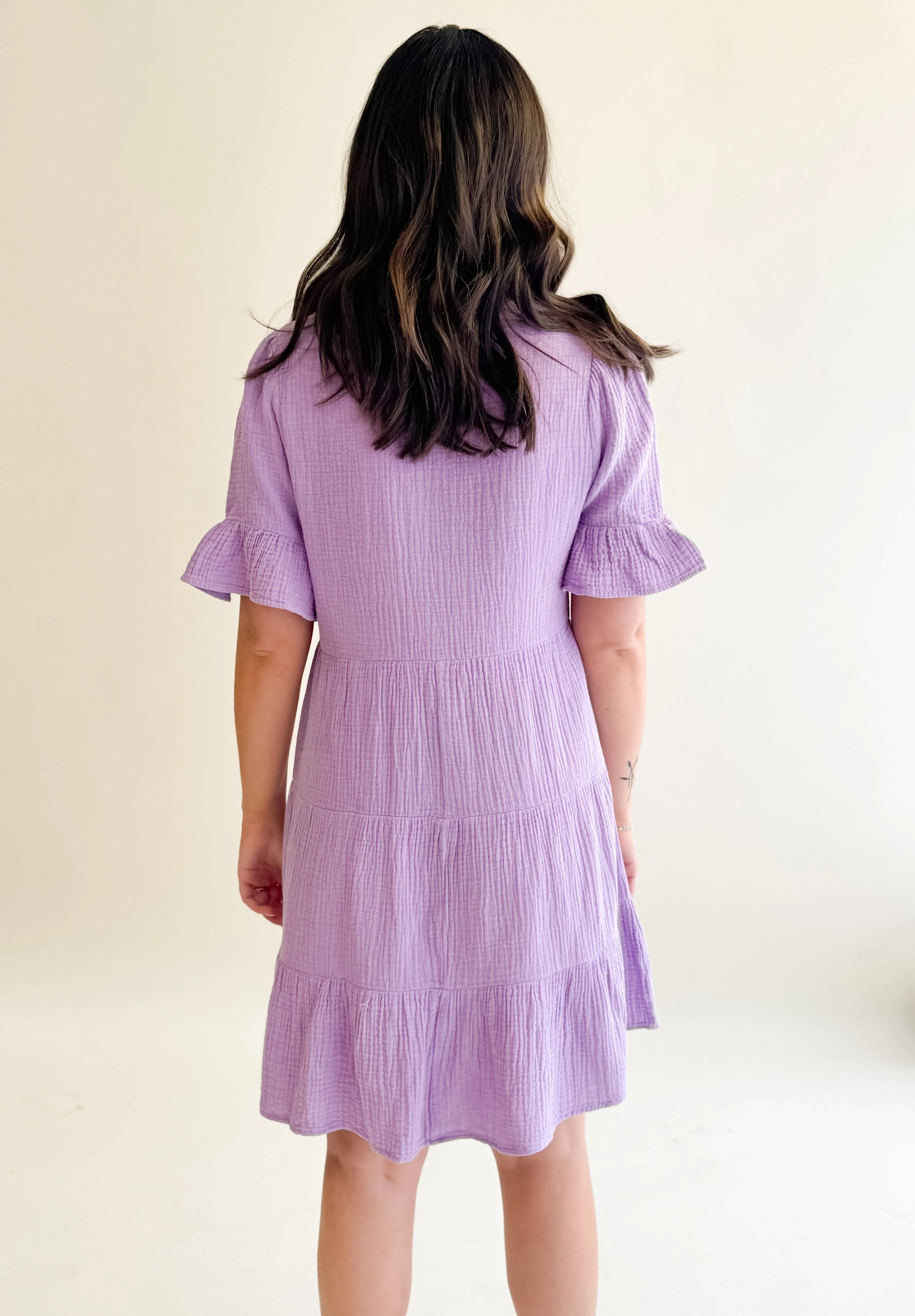 Breezy Muslin Mini Dress