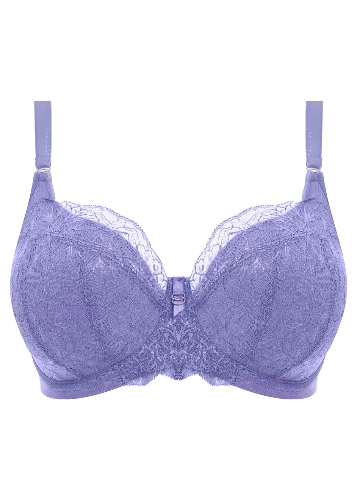 Brianna Underwired Padded Half Cup Bra In Jacaranda - Elomi