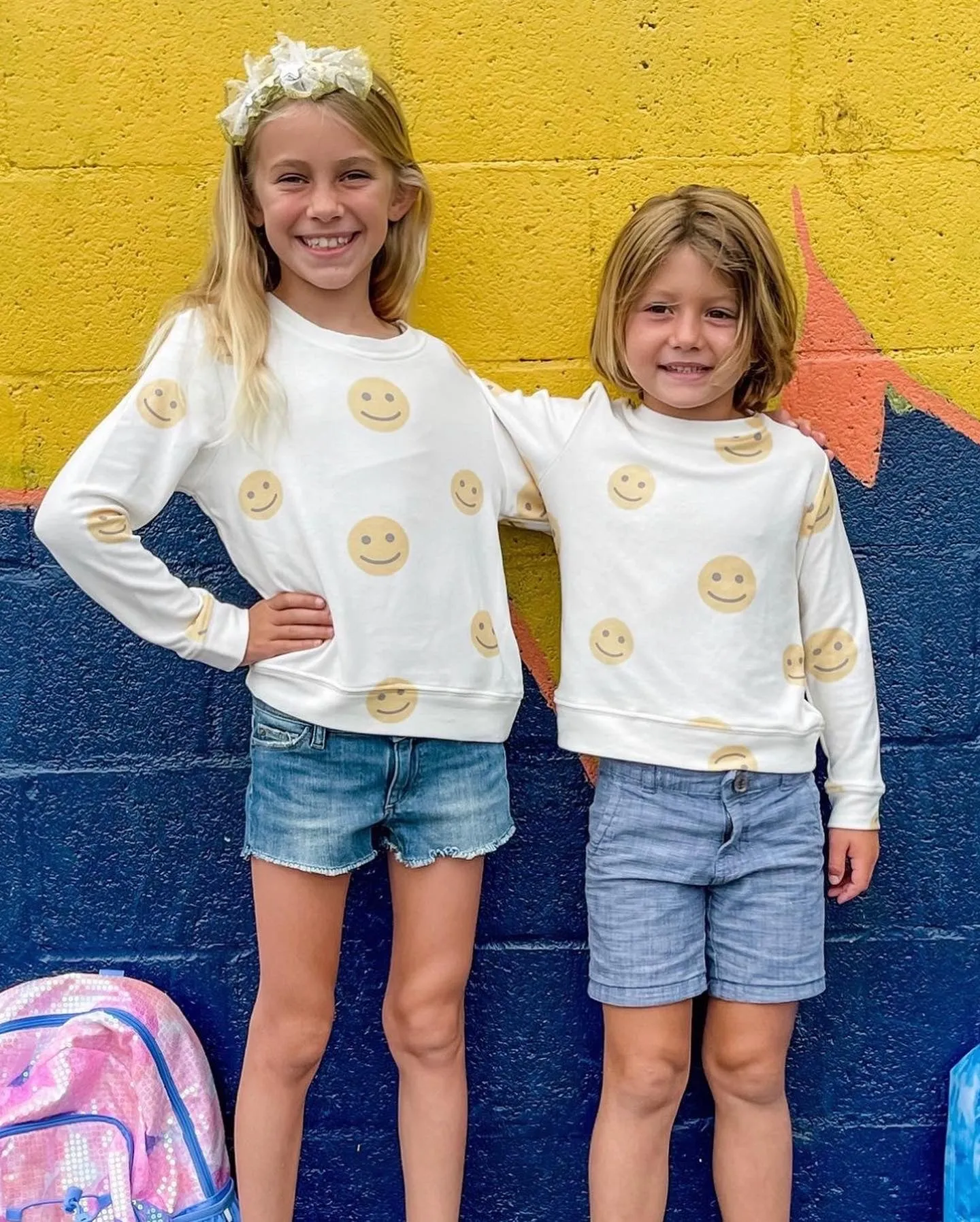 Brokedown Clothing Kid's Happy Face Sweatshirt