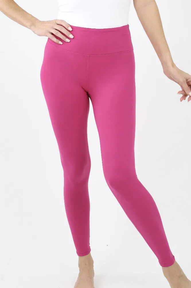Butter Soft High Waist Leggings - Pink