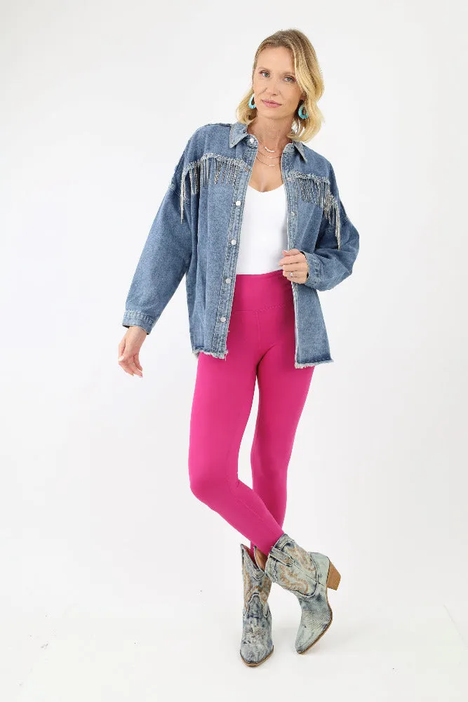 Butter Soft High Waist Leggings - Pink