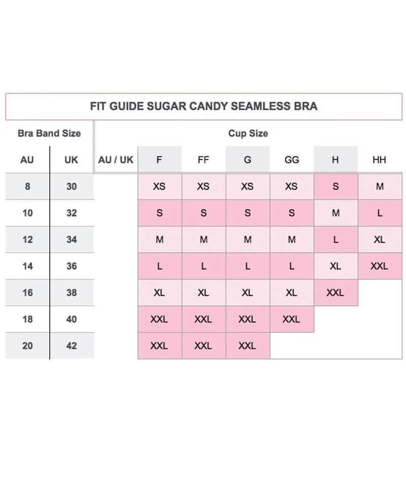 Cake Maternity Popping Candy Fuller Bust Seamless F-Hh Cup Wire-Free Nursing Bra - Black