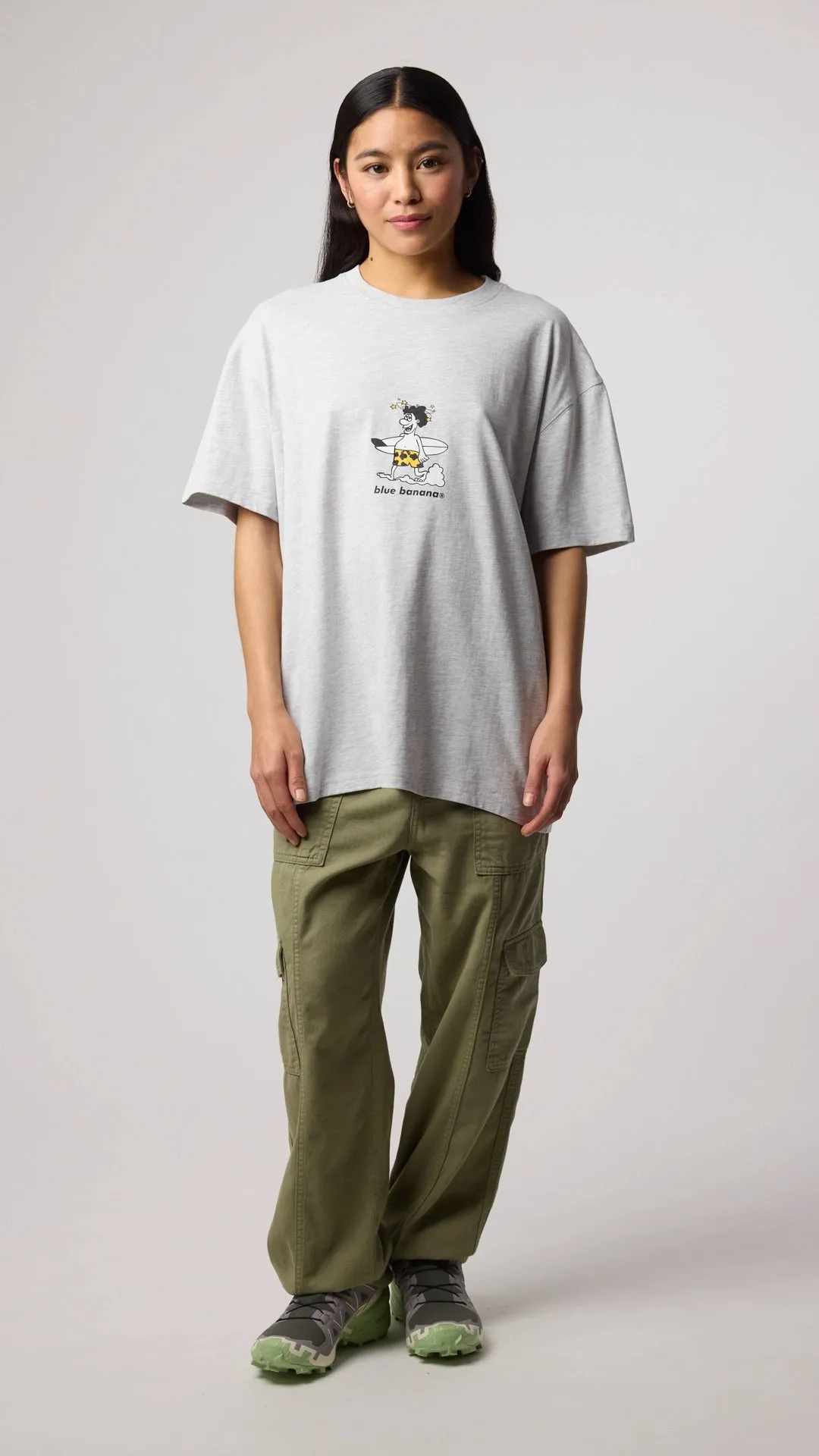 CAMISETA WIPEOUT LIGHT GREY MELANGE