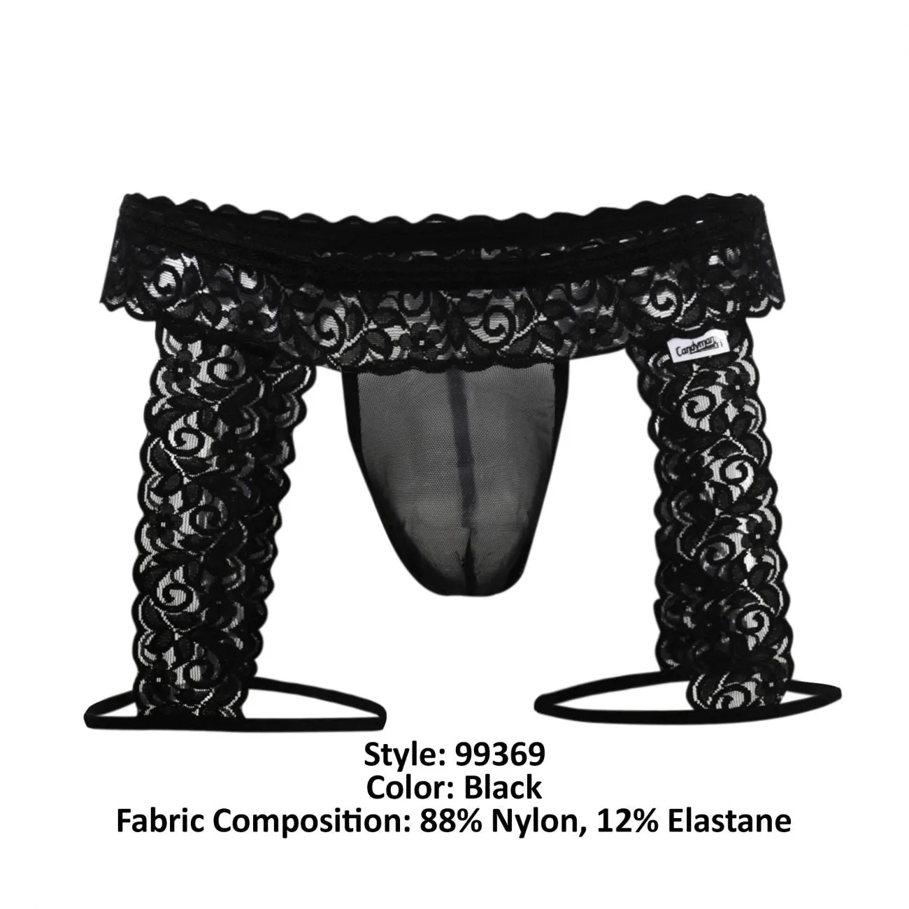 CandyMan 99369 Thongs Black