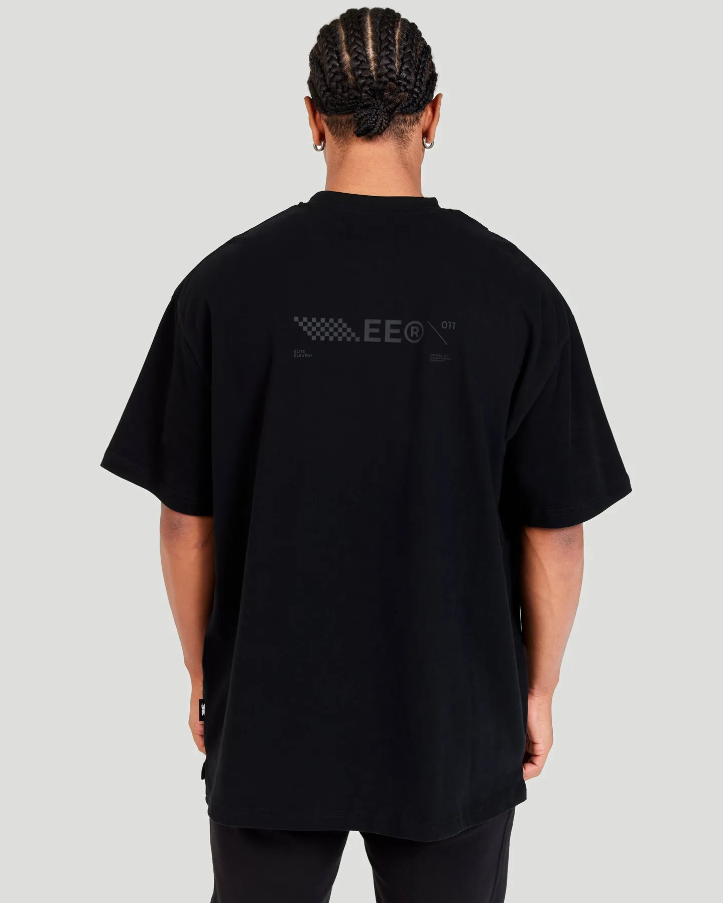 Capital V2 Oversized Tee - Black / Black
