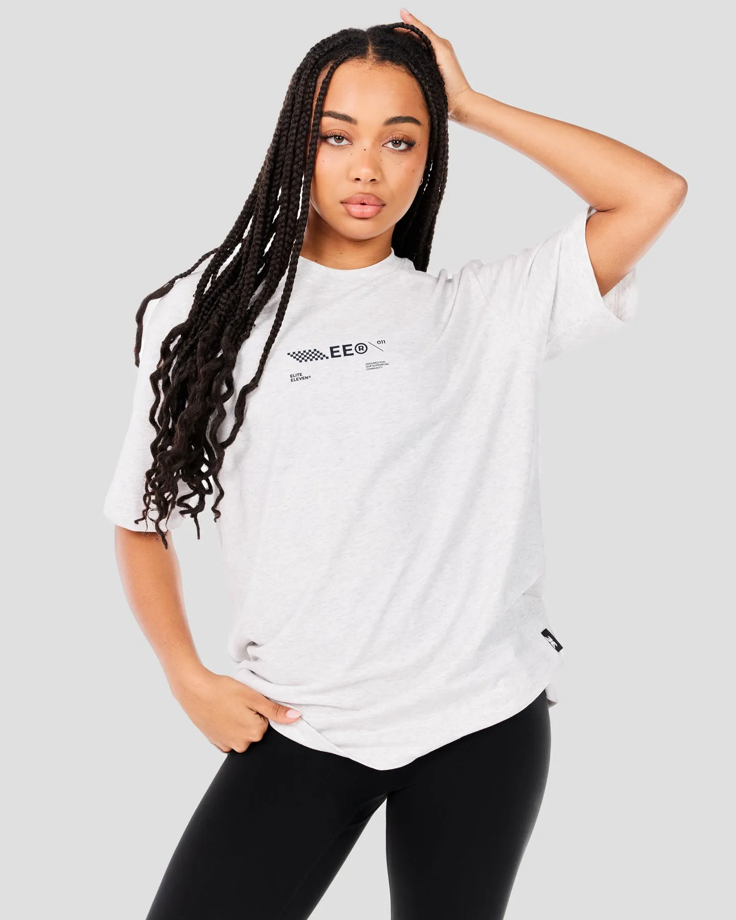 Capital V2 Oversized Tee - Polar Grey