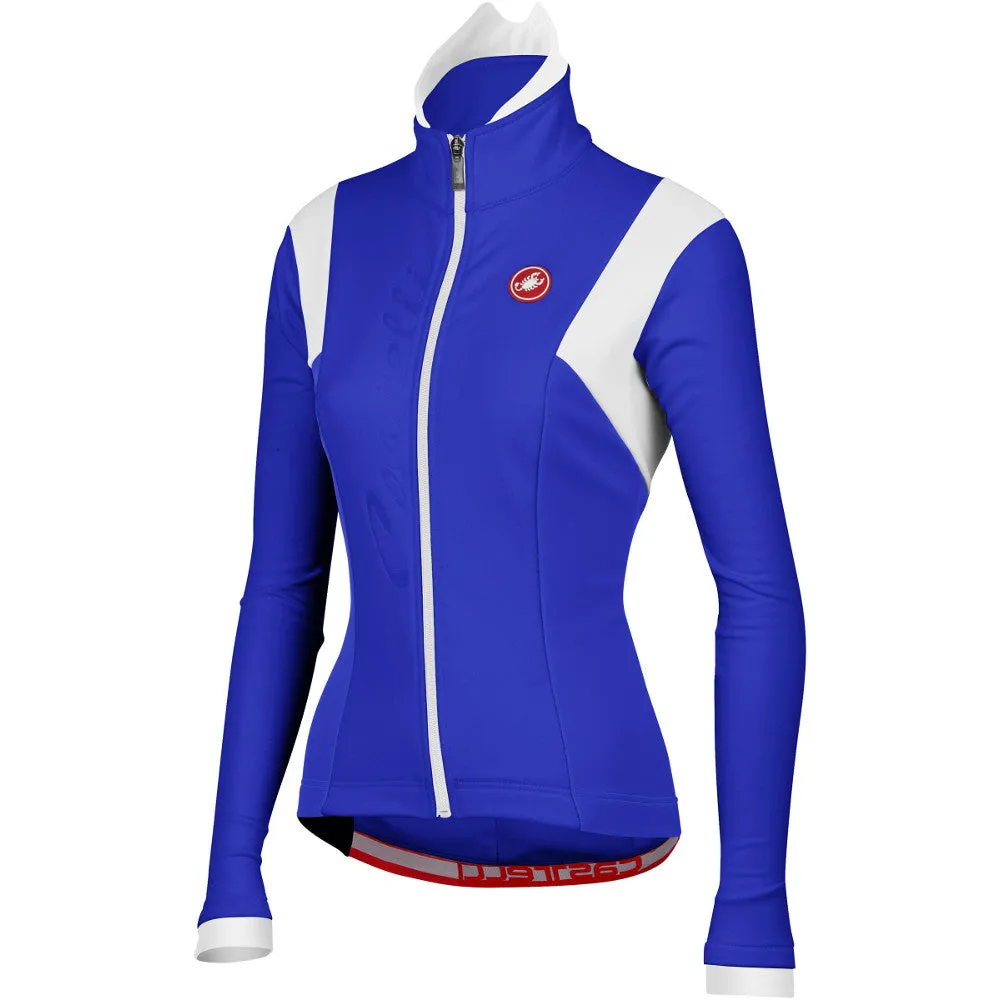 Castelli Womens Magia Jacket - Drive Blue/White