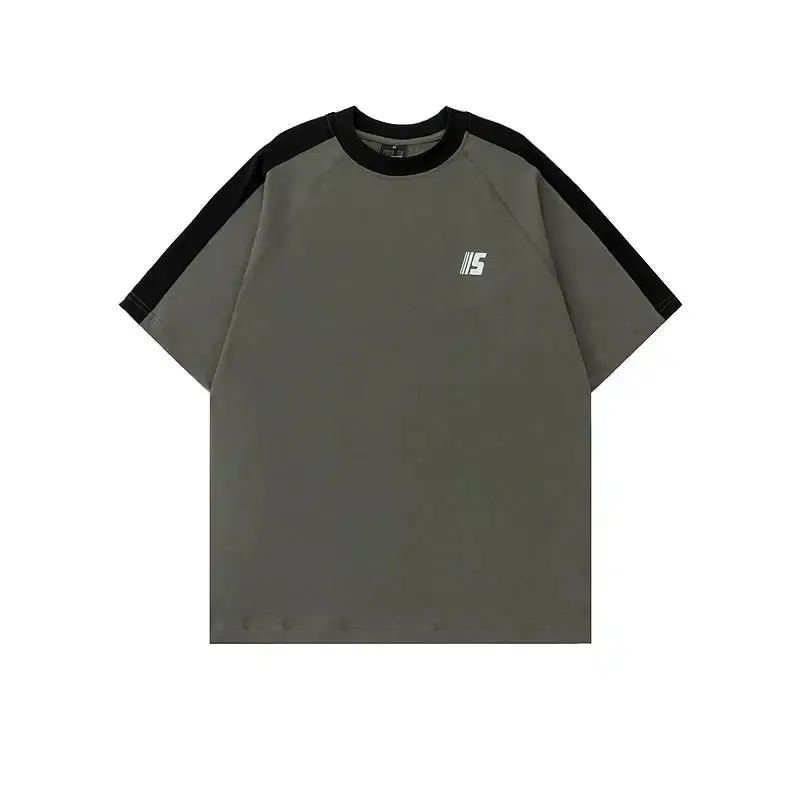 Casual T-shirt with Contrast Trim