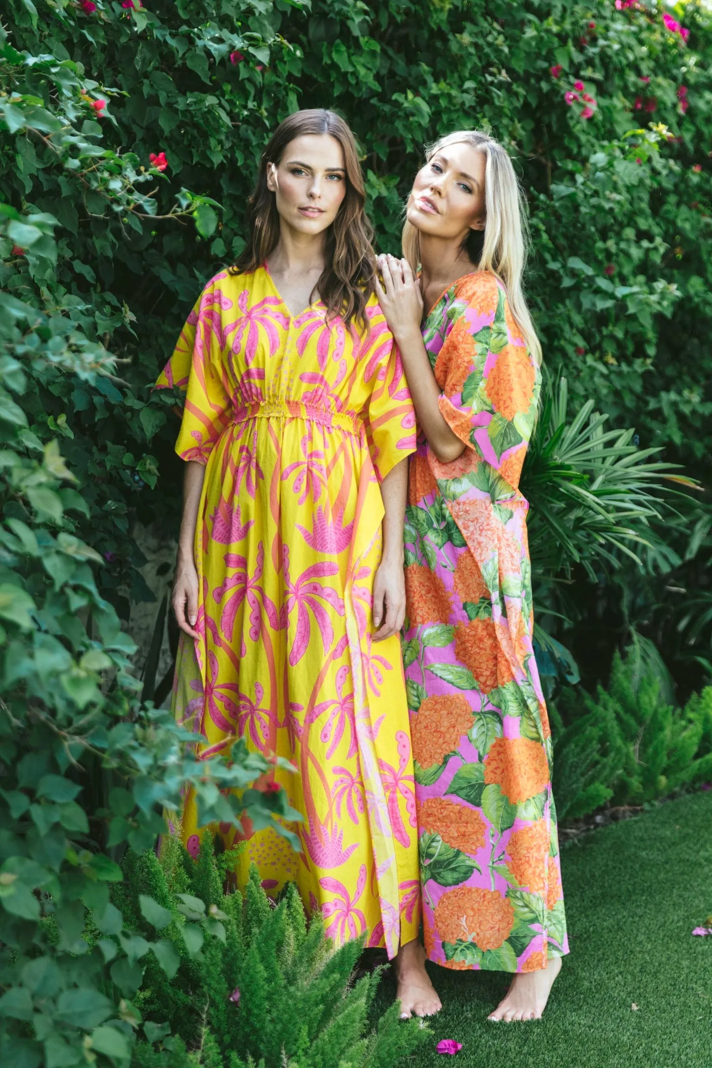 Christy Caftan in Antigua Palm