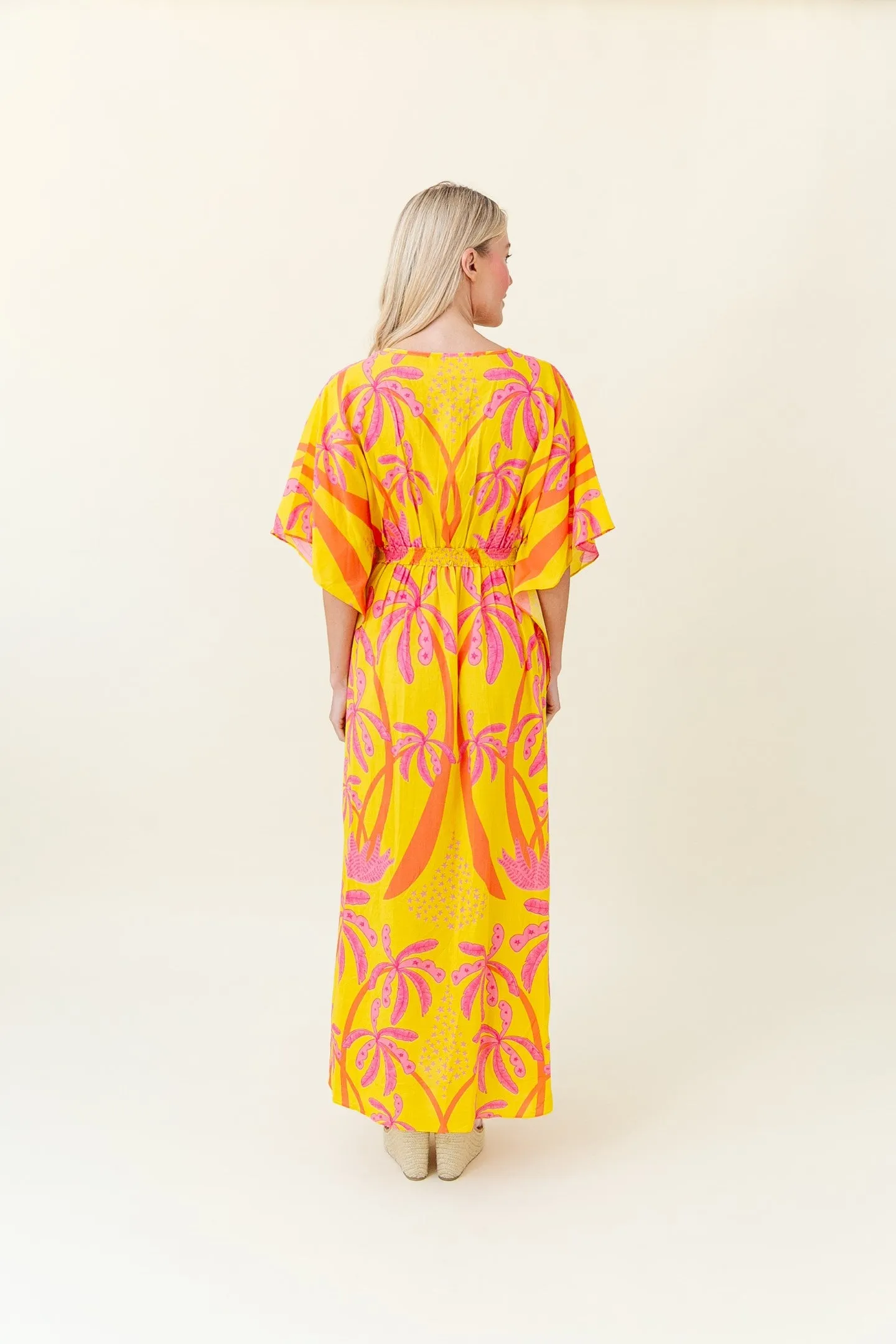 Christy Caftan in Antigua Palm