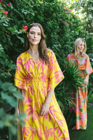 Christy Caftan in Antigua Palm