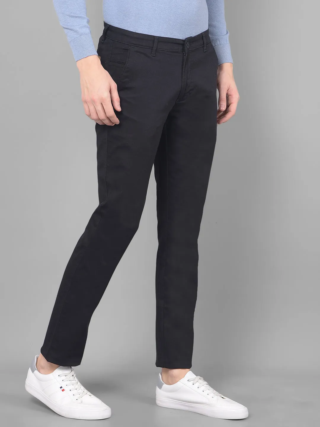 COBB BLACK SLIM FIT CHINOS