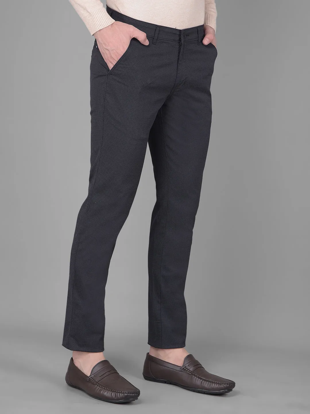 COBB BLACK SLIM FIT CHINOS
