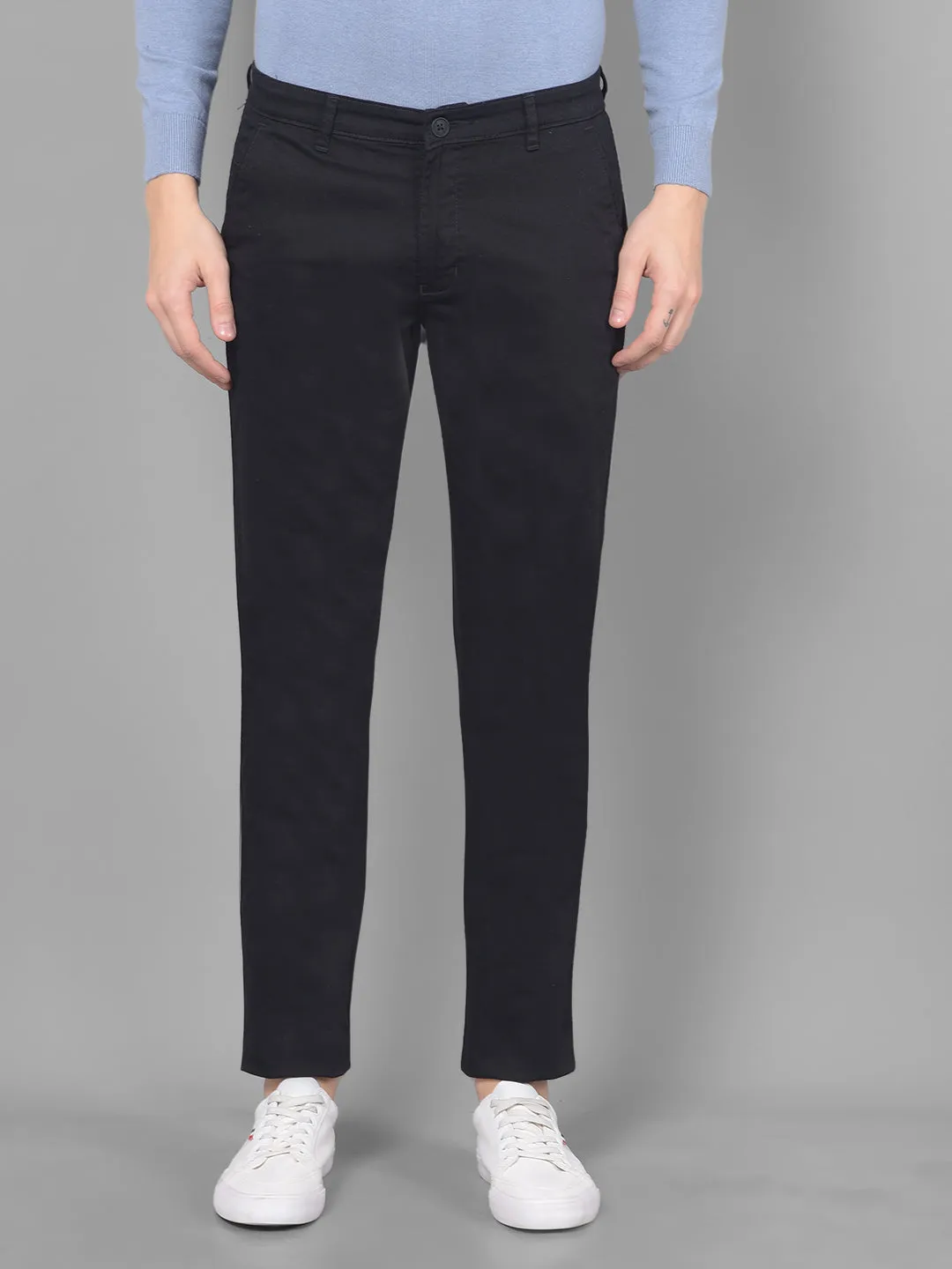 COBB BLACK SLIM FIT CHINOS