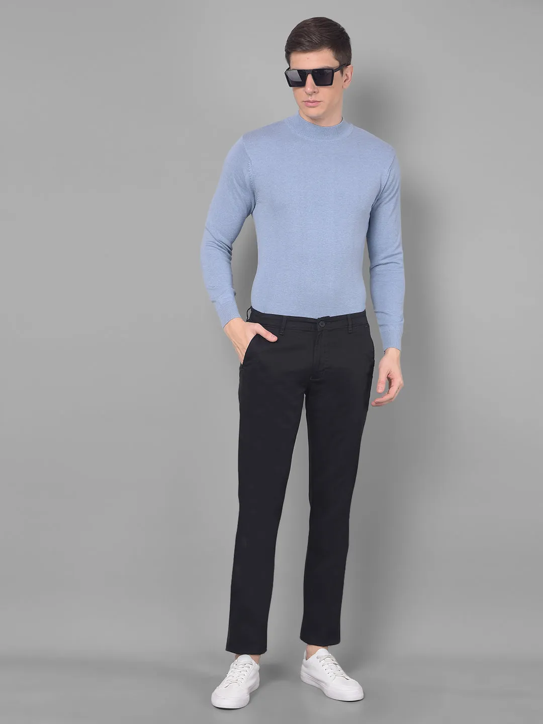 COBB BLACK SLIM FIT CHINOS
