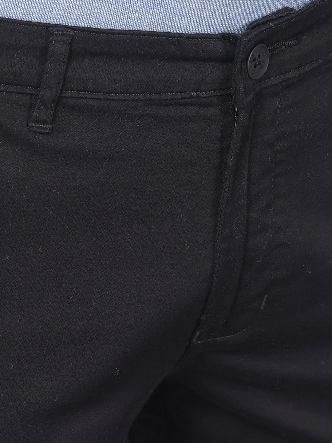 COBB BLACK SLIM FIT CHINOS