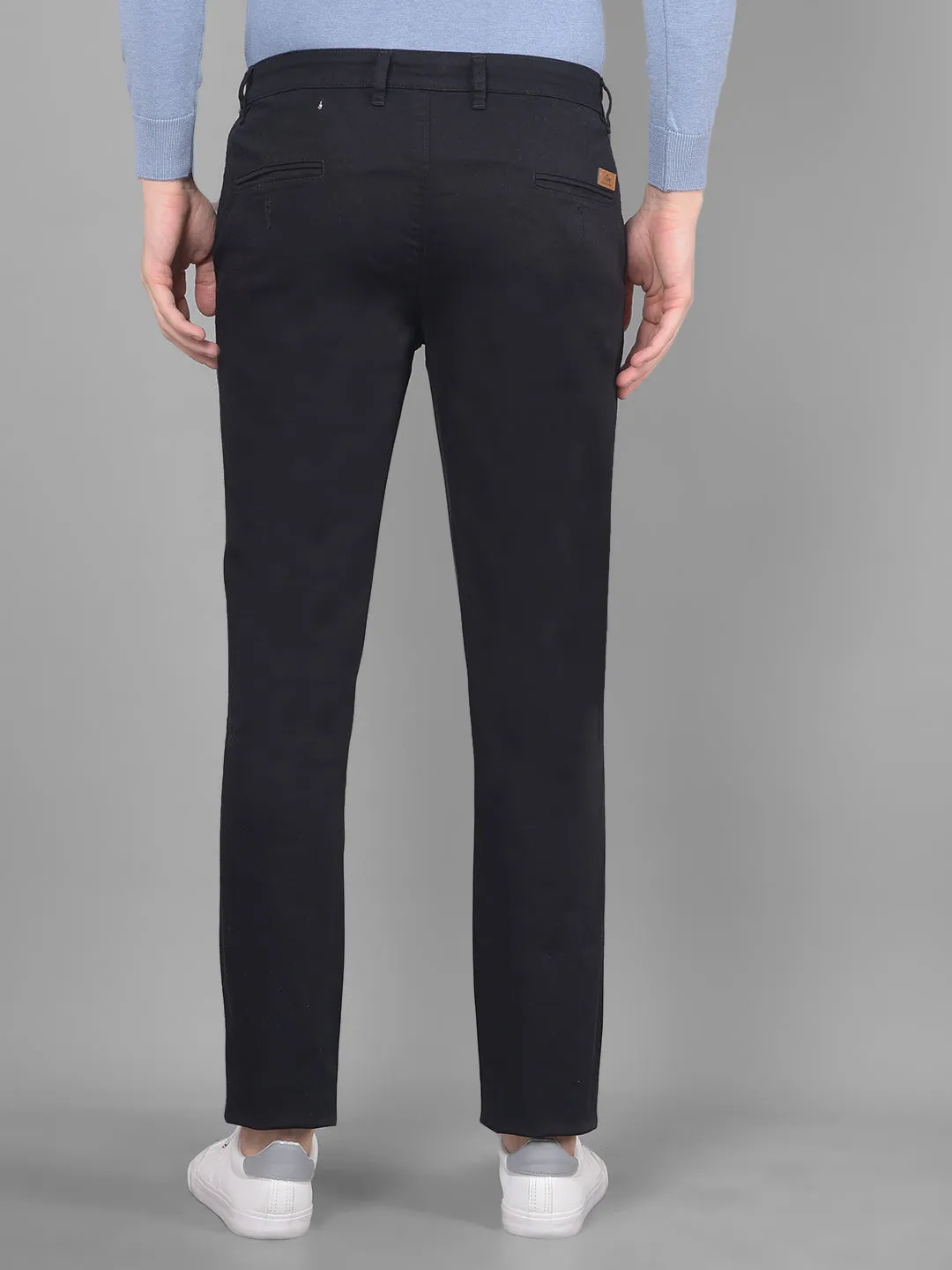 COBB BLACK SLIM FIT CHINOS