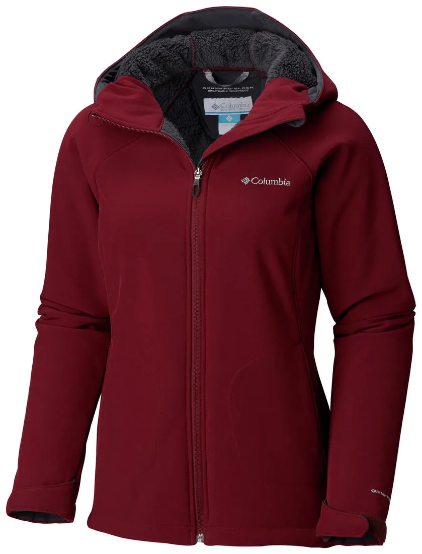 Columbia Women Red Phurtec II Soft Shell Jacket