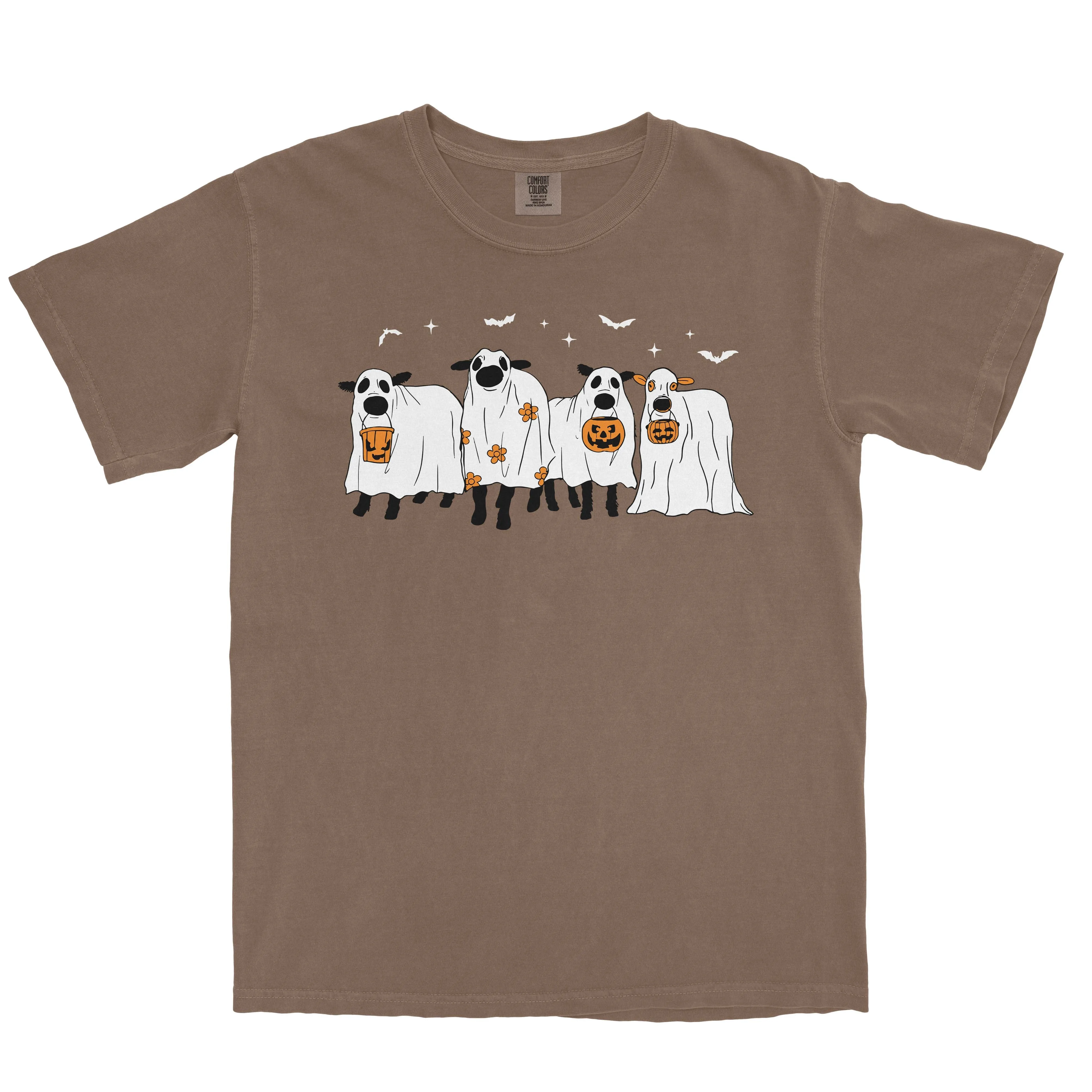 COW GHOSTS FARM HALLOWEEN SHIRT