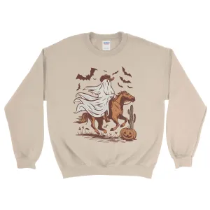 COWBOY HORSE FARM HALLOWEEN SWEATSHIRT
