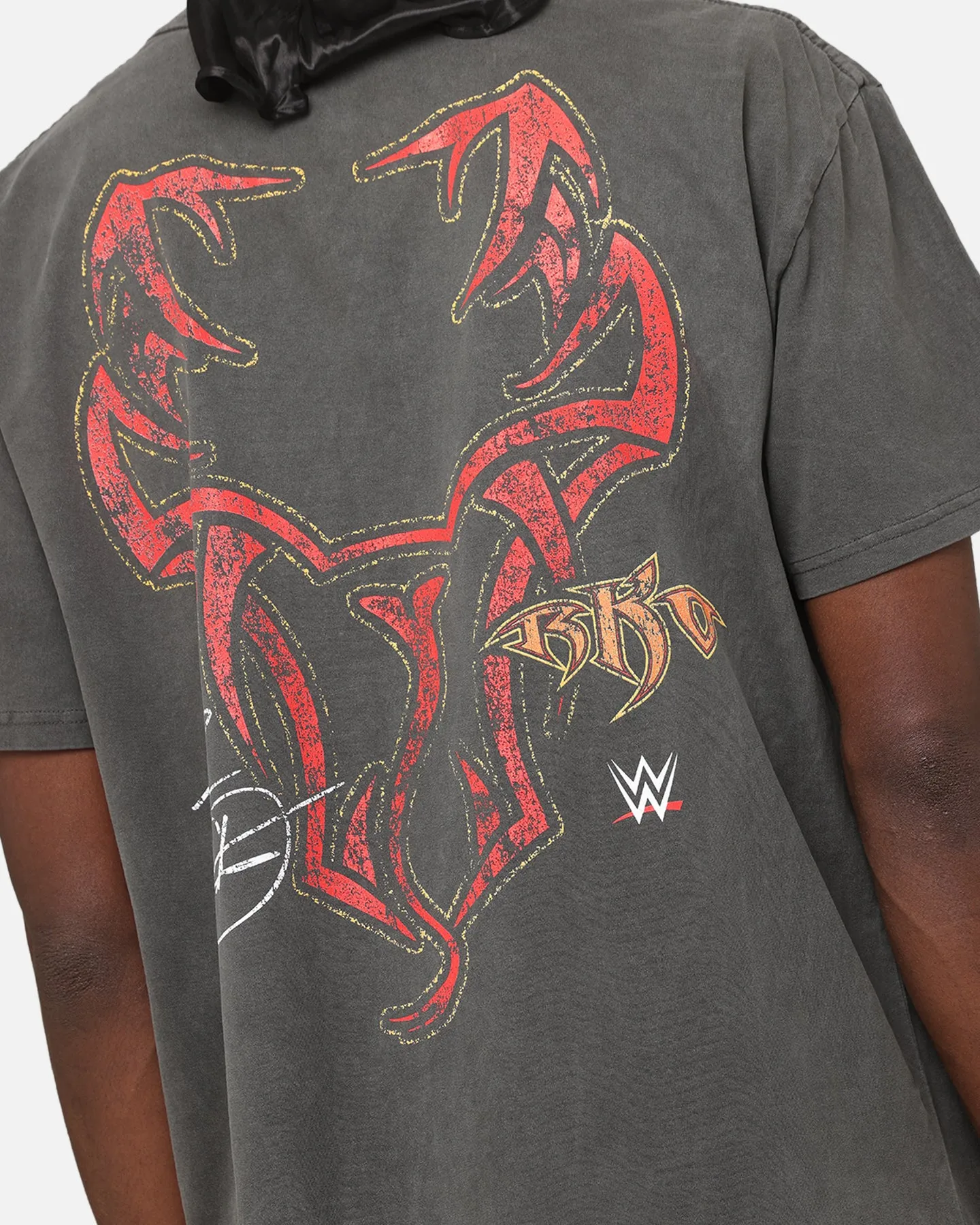 Culture Kings X WWE Randy Orton Heavyweight T-Shirt Black Wash