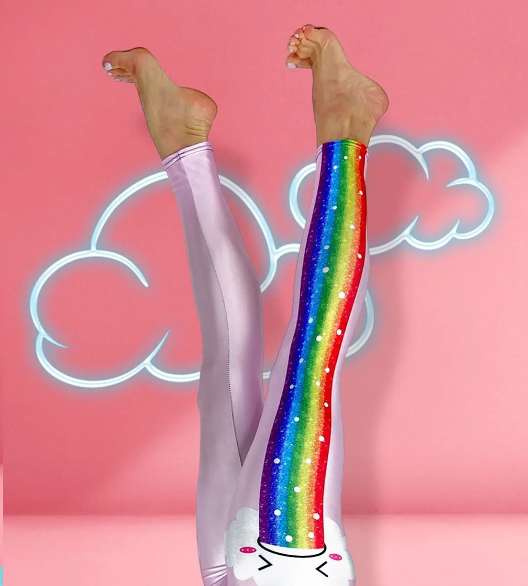 Cumulous Cuteness Unisex Leggings