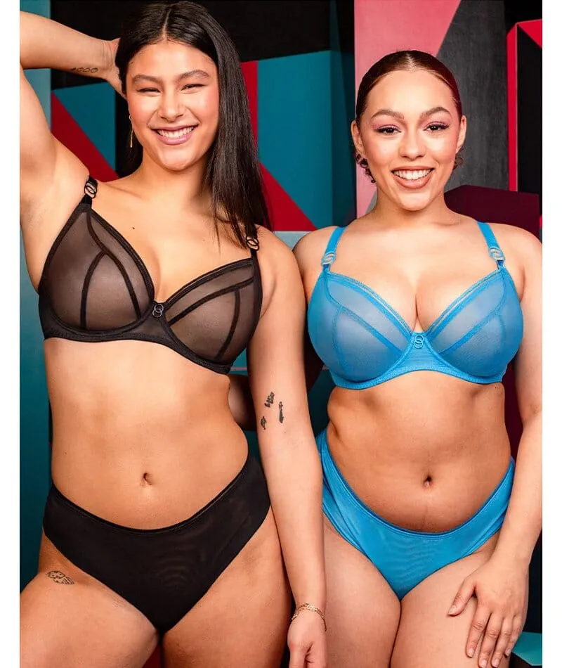 Curvy Kate Lifestyle Plunge Bra - Capri Blue
