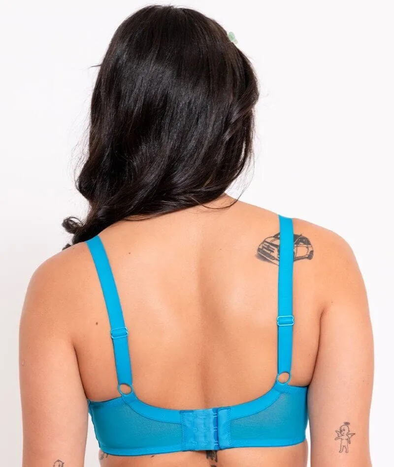 Curvy Kate Lifestyle Plunge Bra - Capri Blue