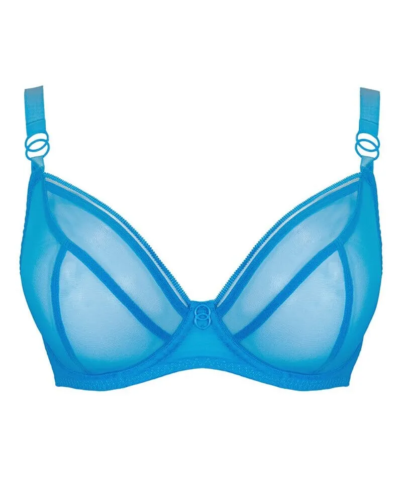 Curvy Kate Lifestyle Plunge Bra - Capri Blue