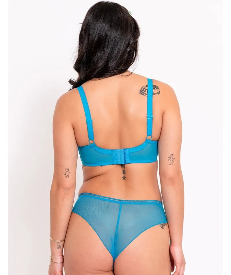 Curvy Kate Lifestyle Plunge Bra - Capri Blue