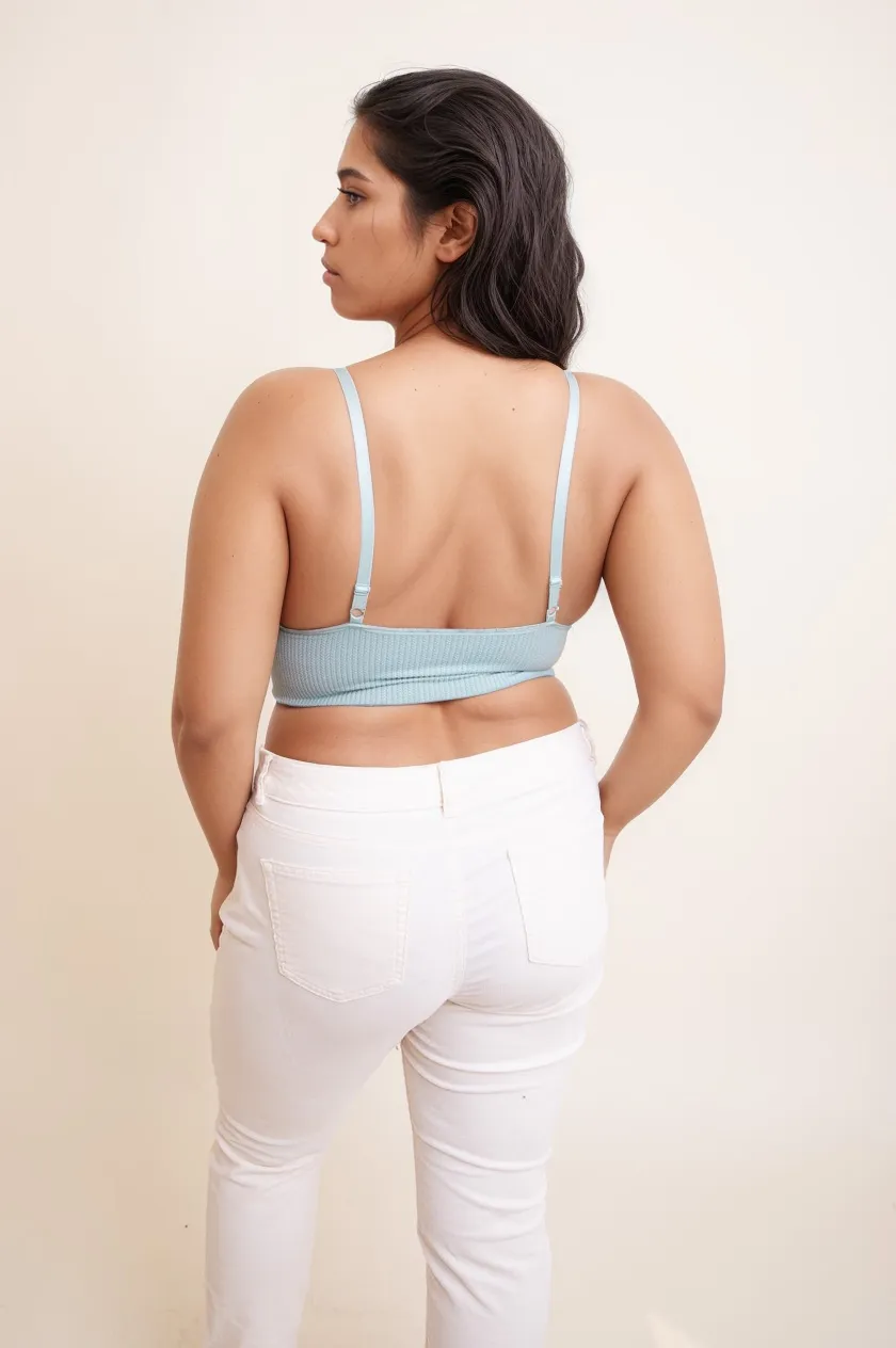 Curvy Waistband Loop Lace Brami – Elegant Plus Size Lace Detail