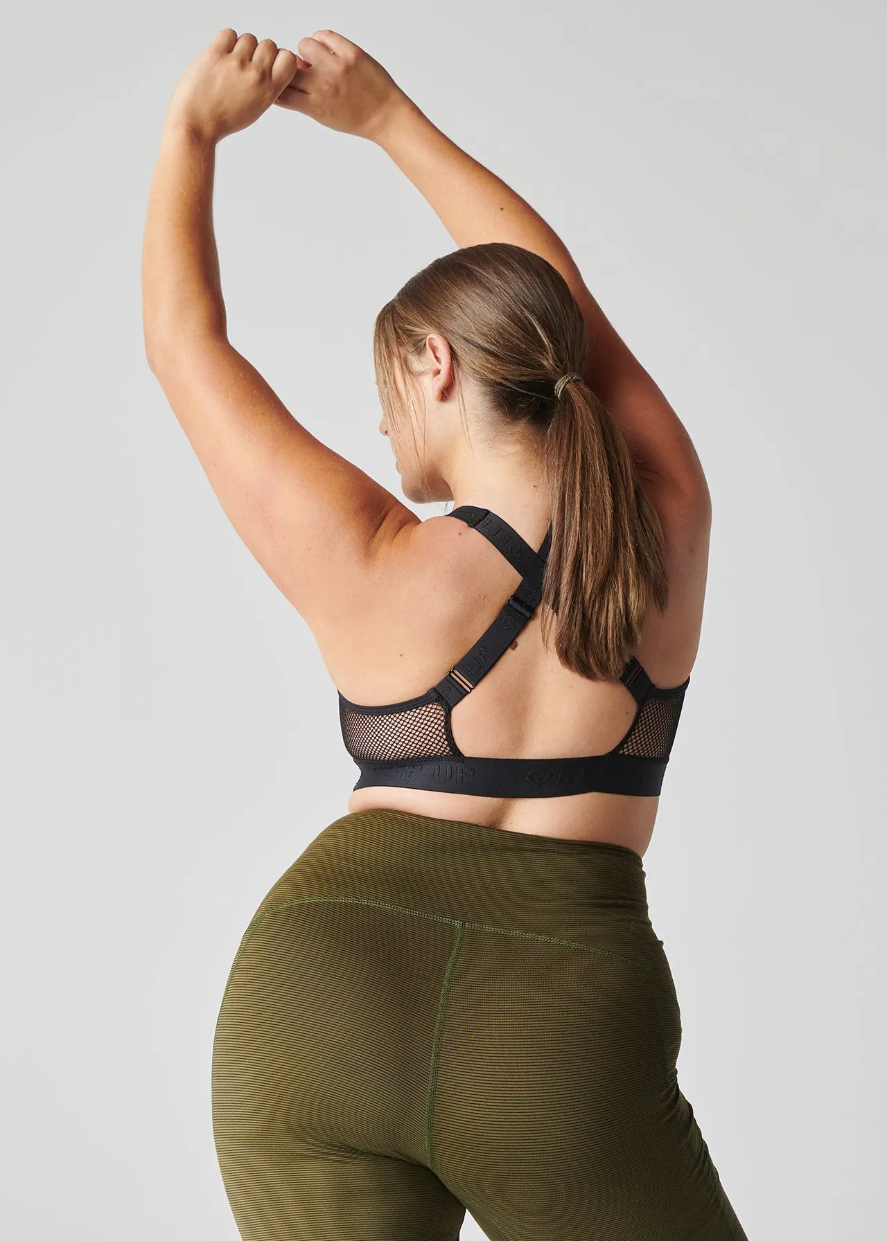Cutout Mesh Bra