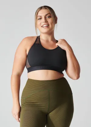 Cutout Mesh Bra