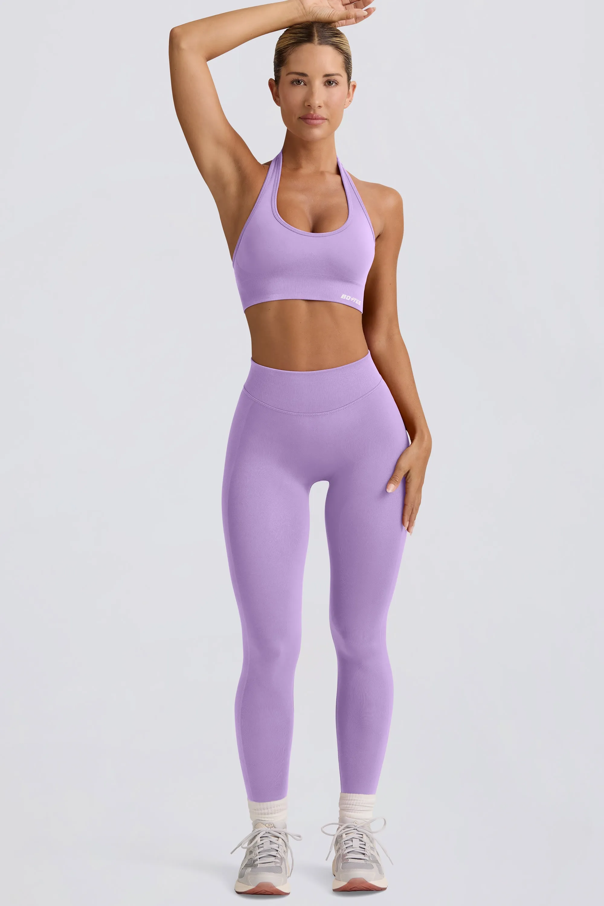 Define Luxe High-Waist Leggings in Lilac