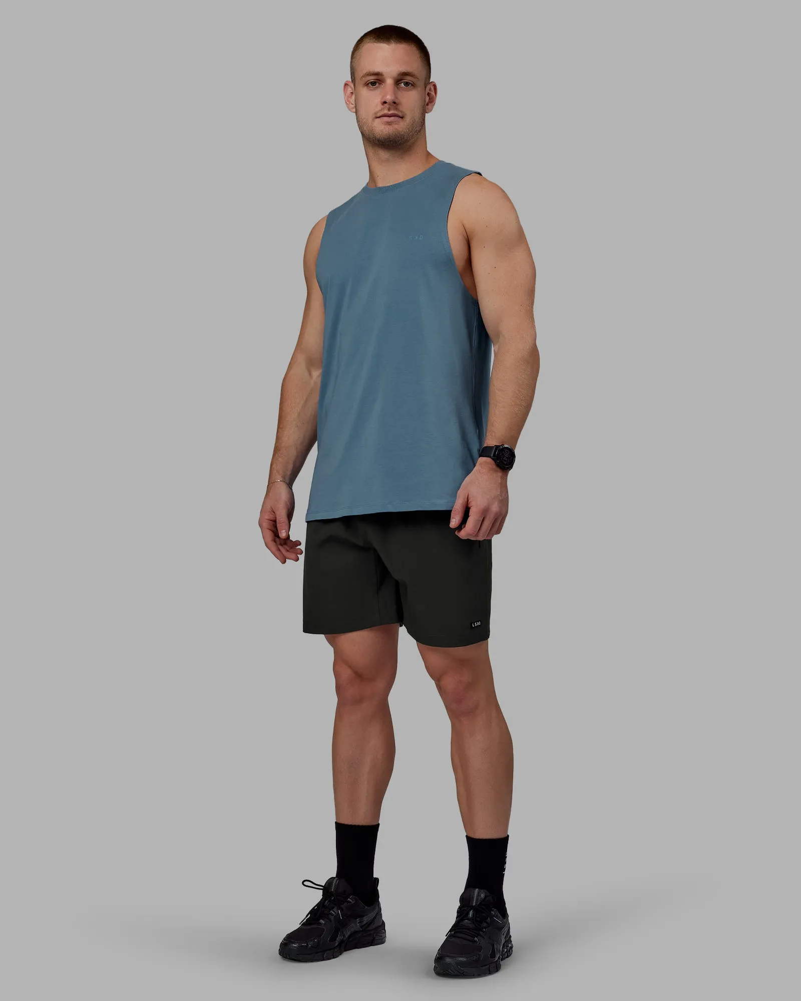 Deluxe PimaFLX Tank - Elemental Blue