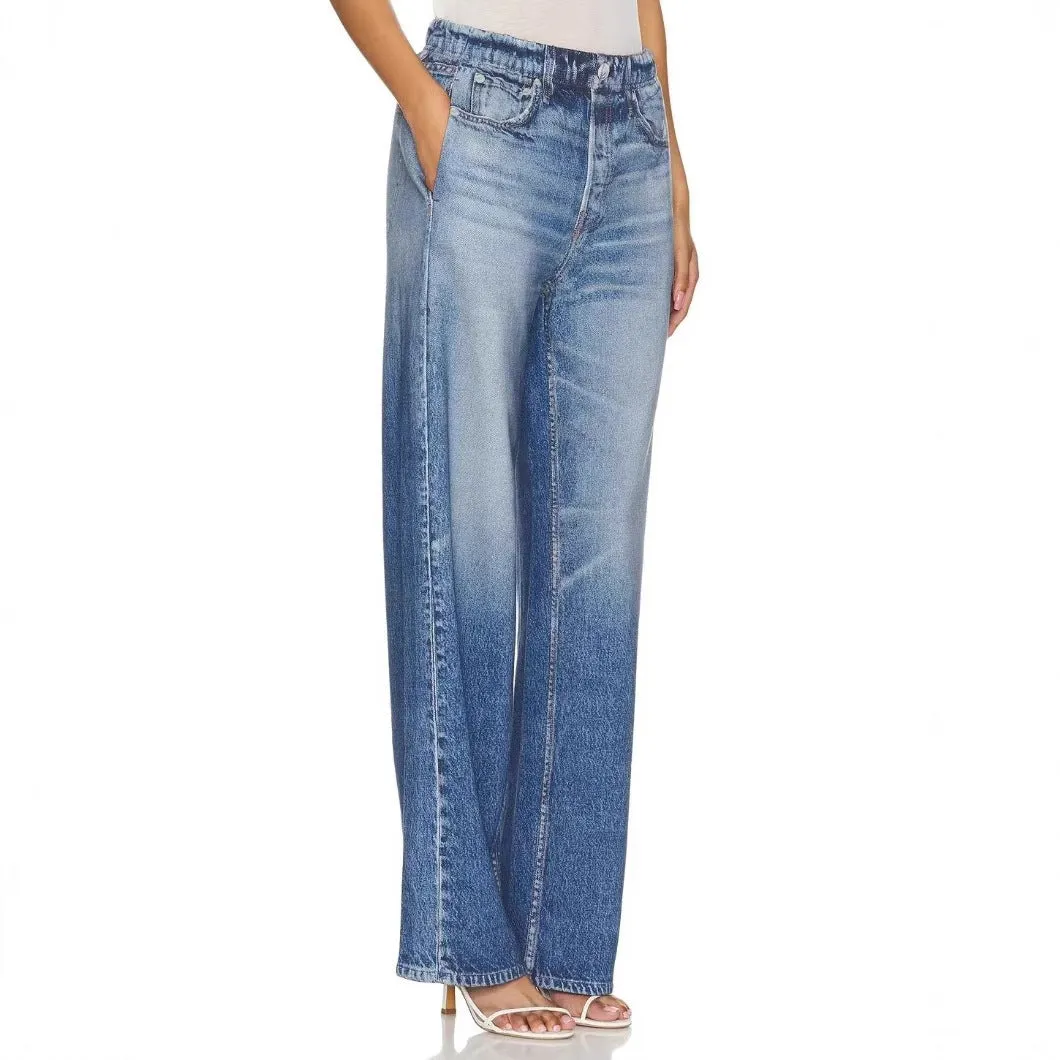 Denim Sweatpants Sports Pants Casual Loose