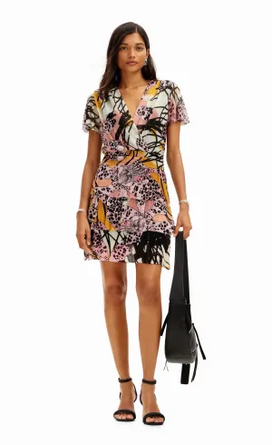 Desigual M. Christian Lacroix Orchid Mini Dress