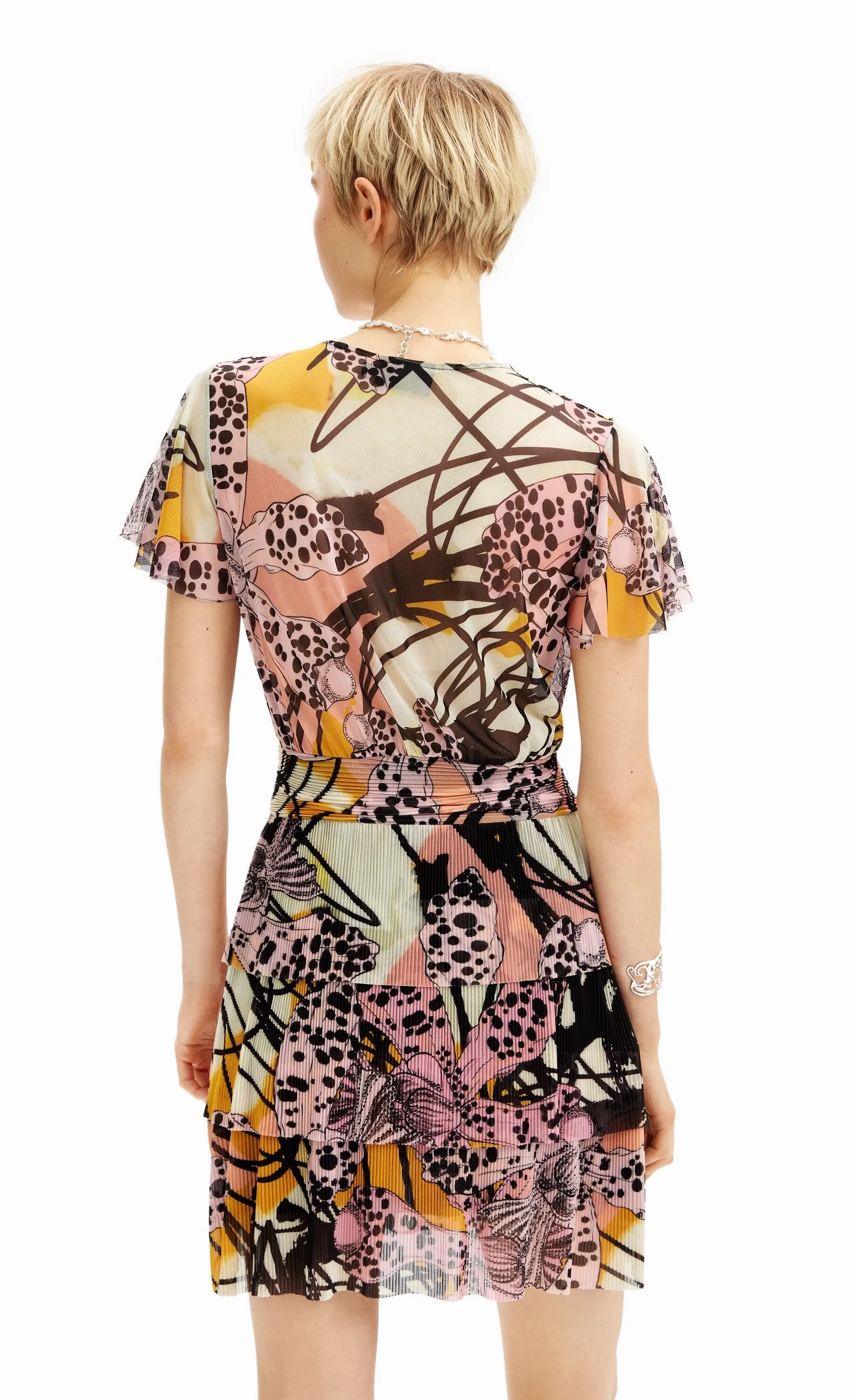 Desigual M. Christian Lacroix Orchid Mini Dress