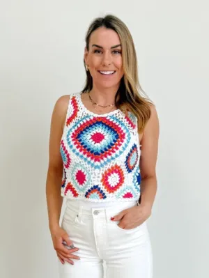 Diamond Crochet Tank