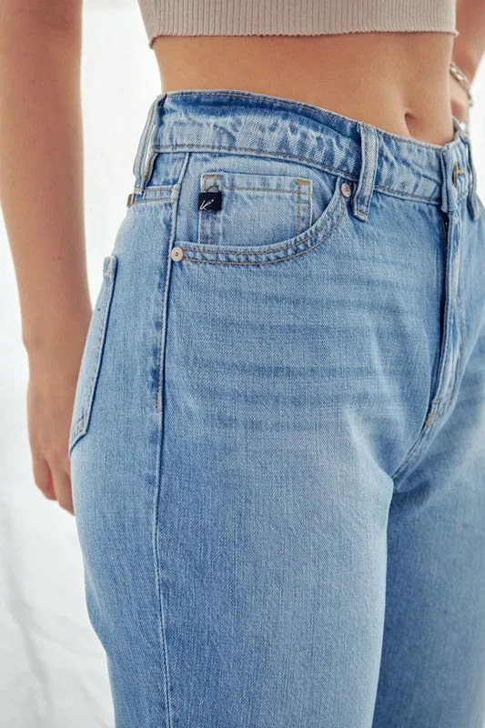 Distressed Mom Jeans