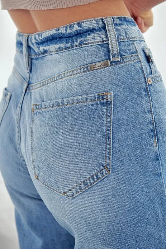 Distressed Mom Jeans