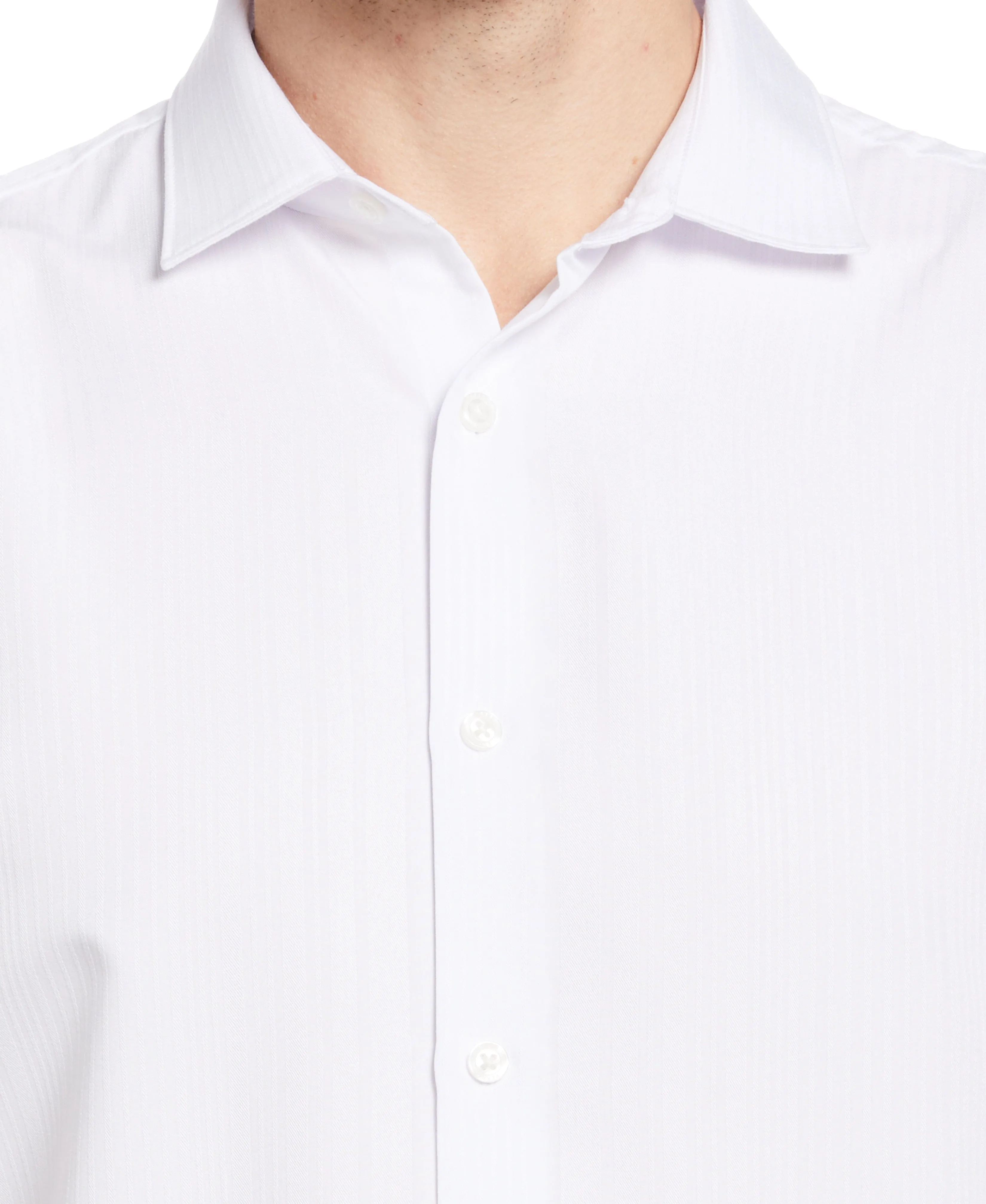 Dobby Sateen Stripe Shirt