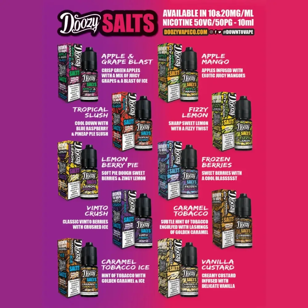 Doozy Nic Salts 10ml E-Liquid