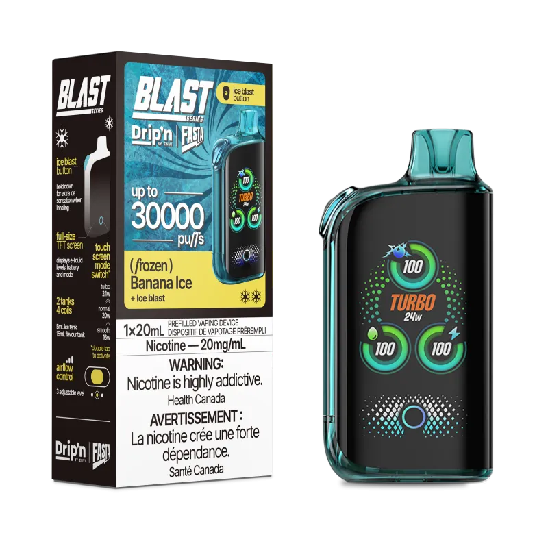 Dripn Fasta Blast 30K - BANANA ICE