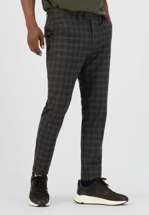 DSZ FONDA BRUSHED CHECK SLIM TROUSER
