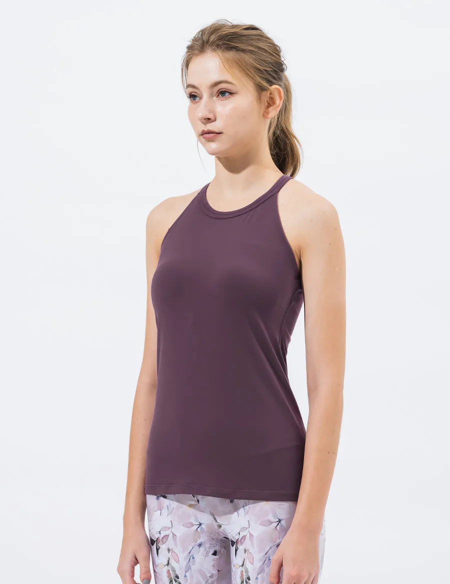 easyoga LA-VEDA Imperial Ripple Tank3 - P22 Grape