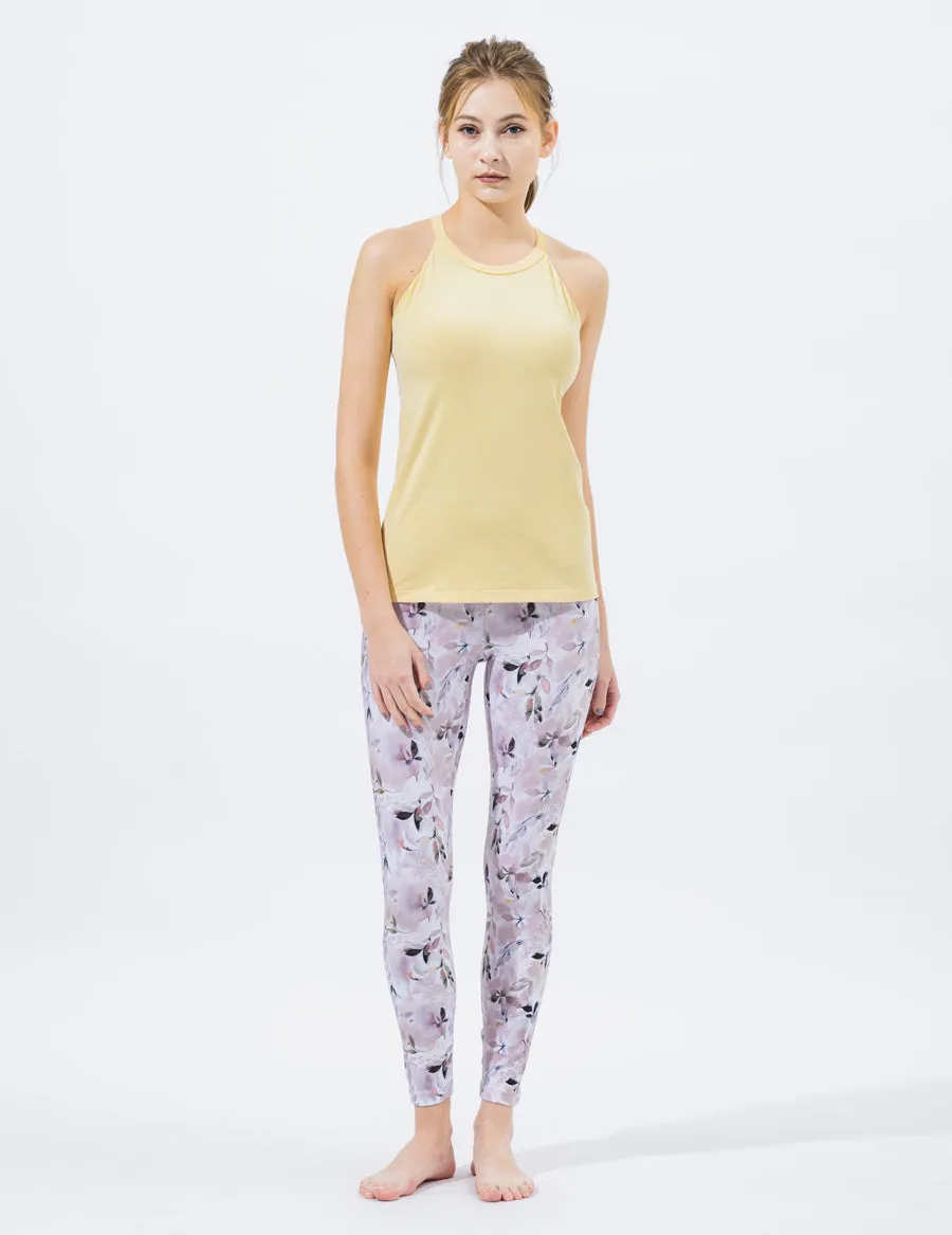 easyoga LA-VEDA Imperial Ripple Tank3 - Y07 Cream yellow