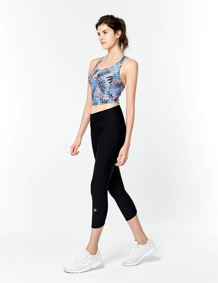 easyoga LESPIRO Pursuit Of Ideal Tank - FC9 Jungle Party Blue
