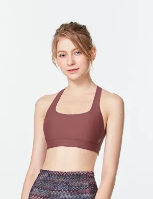 easyoga LESPIRO Rhombus Bra - R35 Carmine