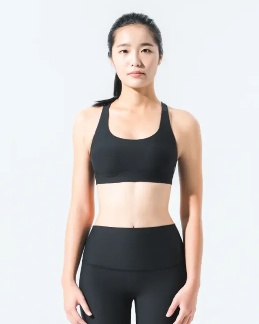 easyoga LESPIRO Rhombus Bra2 - L1 Black